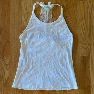NWT Betsey Johnson Bride Lace Tank Top